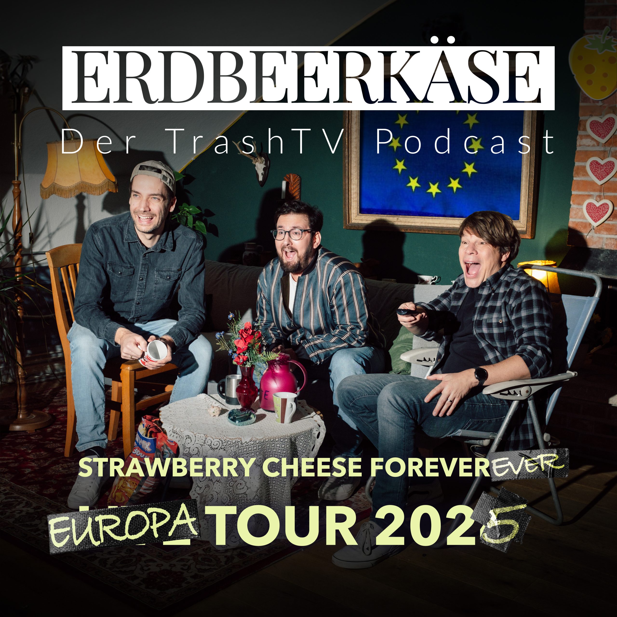 Erdbeerkäse Podcast LIVE am 14. September 2025 @ Stadtsaal Wien. Erdbeerkäse Podcast LIVE am 14. September 2025 @ Stadtsaal Wien.