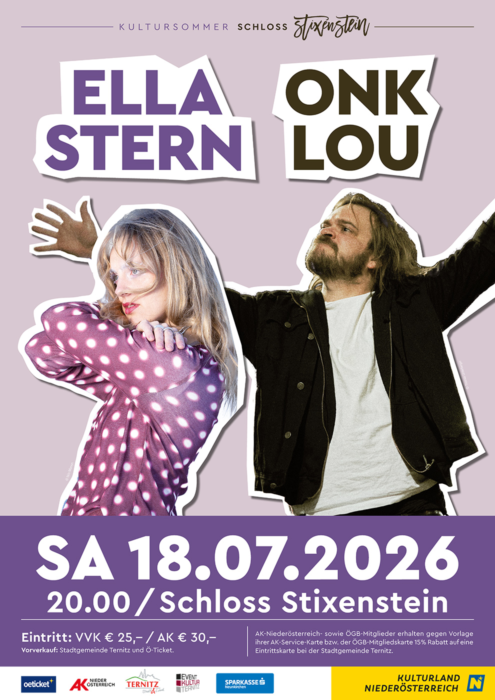 Ella Stern, Onk Lou am 18. July 2026 @ Schloss Stixenstein.