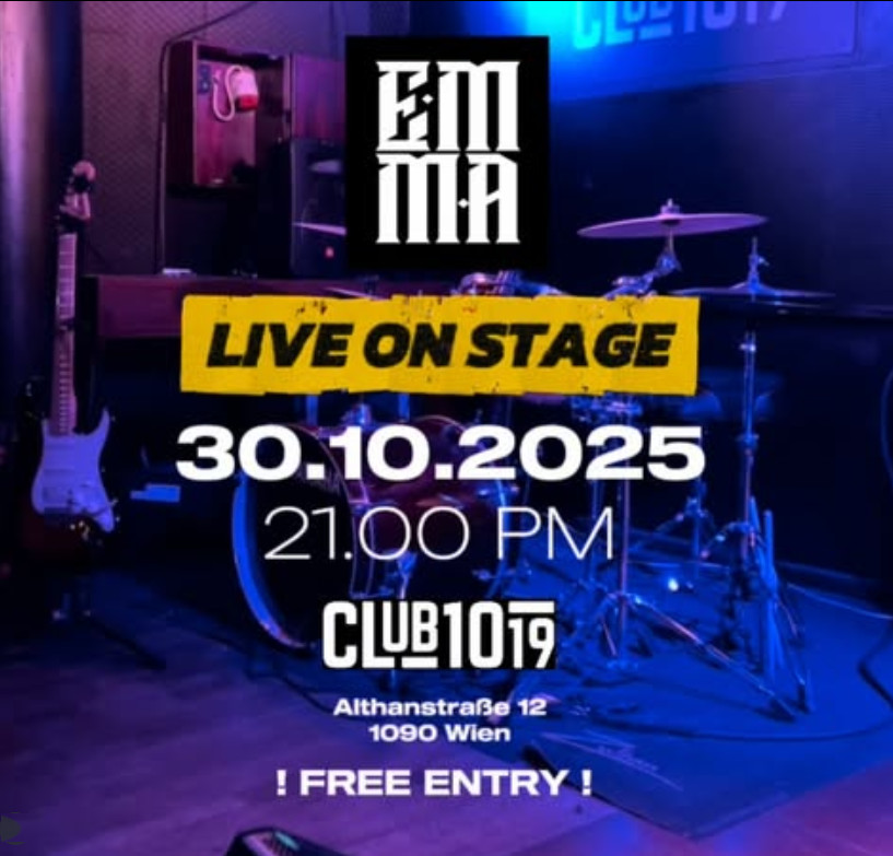 EMMA am 30. October 2025 @ Club 1019. EMMA am 30. October 2025 @ Club 1019.
