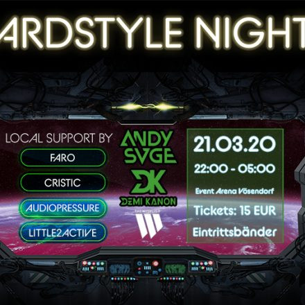 Endgame Hardstyle Night w/ Demi Kanon & Andy SVGE