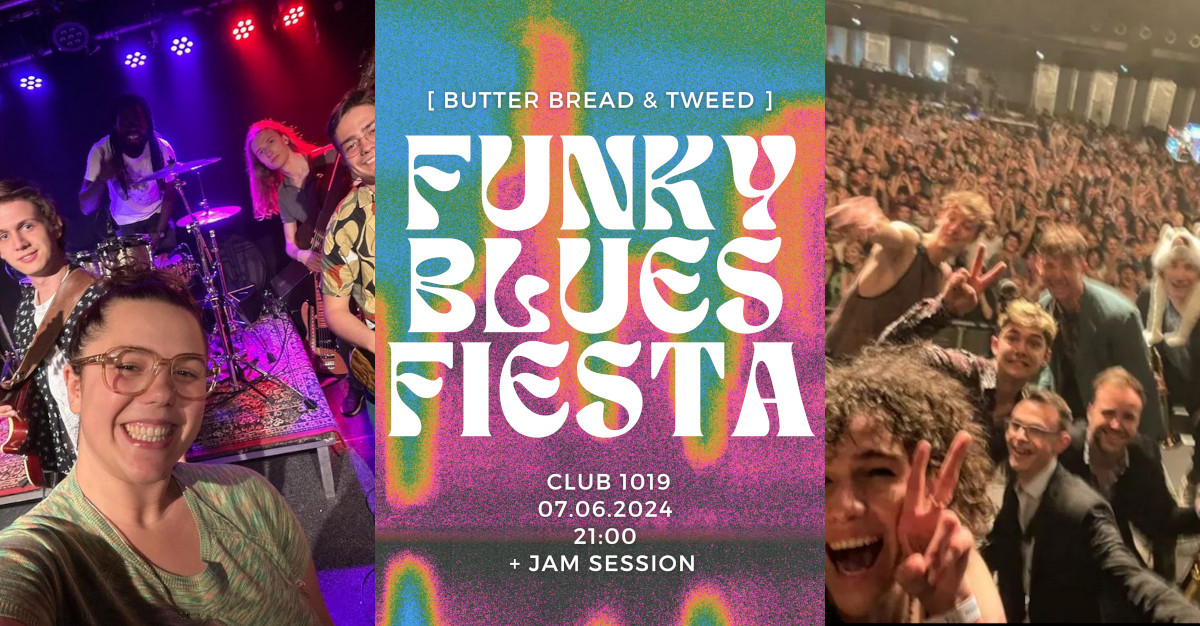 Tweed + Butter Bread am 7. June 2024 @ Club 1019. Tweed + Butter Bread am 7. June 2024 @ Club 1019.