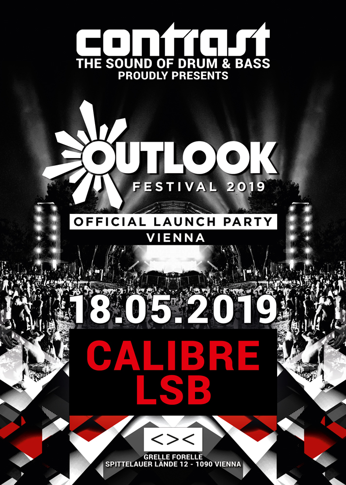 Contrast pres. Outlook Festival Launch Party Vienna 2019 am 18. May 2019 @ Grelle Forelle.