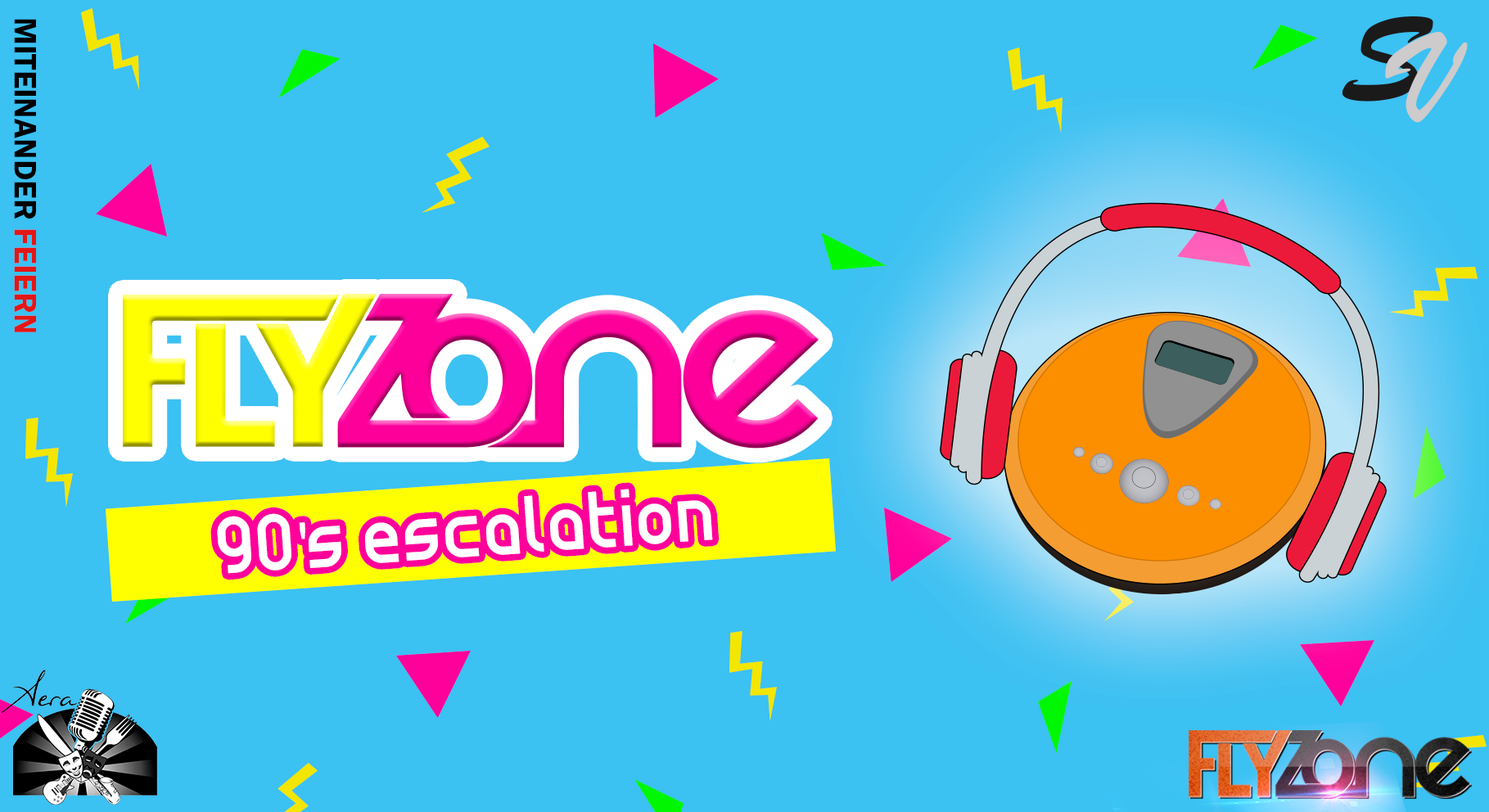 FLYzone – 90s escalation am 1. February 2020 @ Aera.