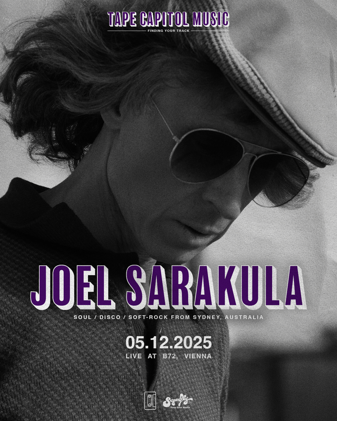 JOEL SARAKULA (AUS/UK) am 5. December 2025 @ B72.