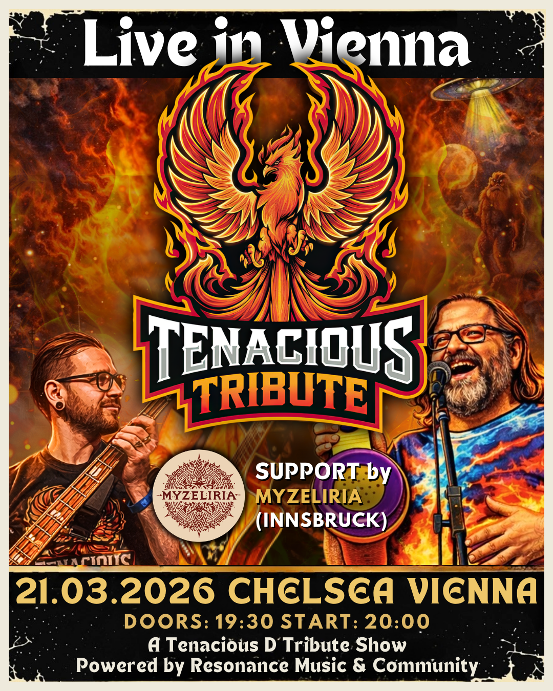 Tenacious Tribute am 21. March 2026 @ Chelsea.