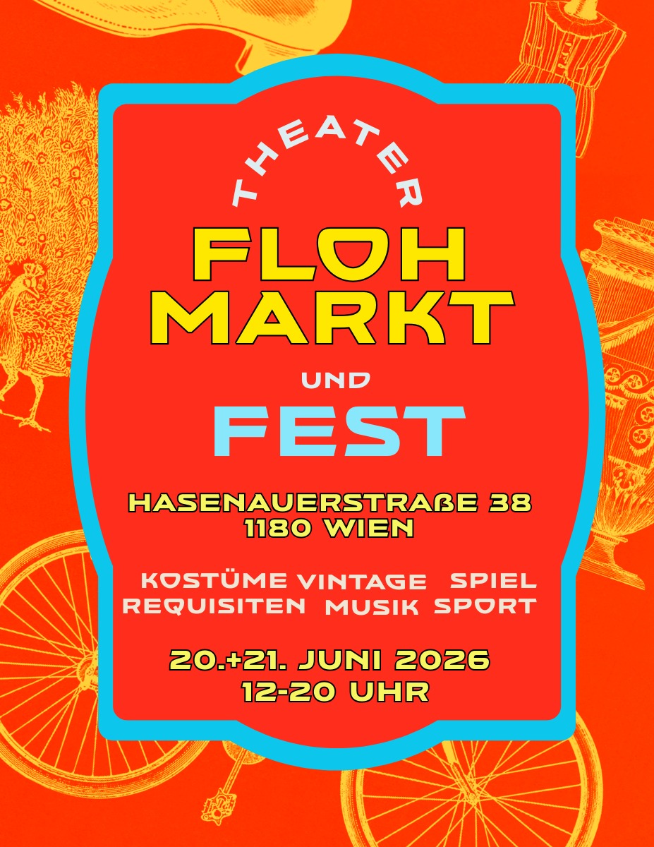THEATERFLOHMARKT UND ABSCHIEDSFEST am 20. June 2026 @ Villa Sirene.