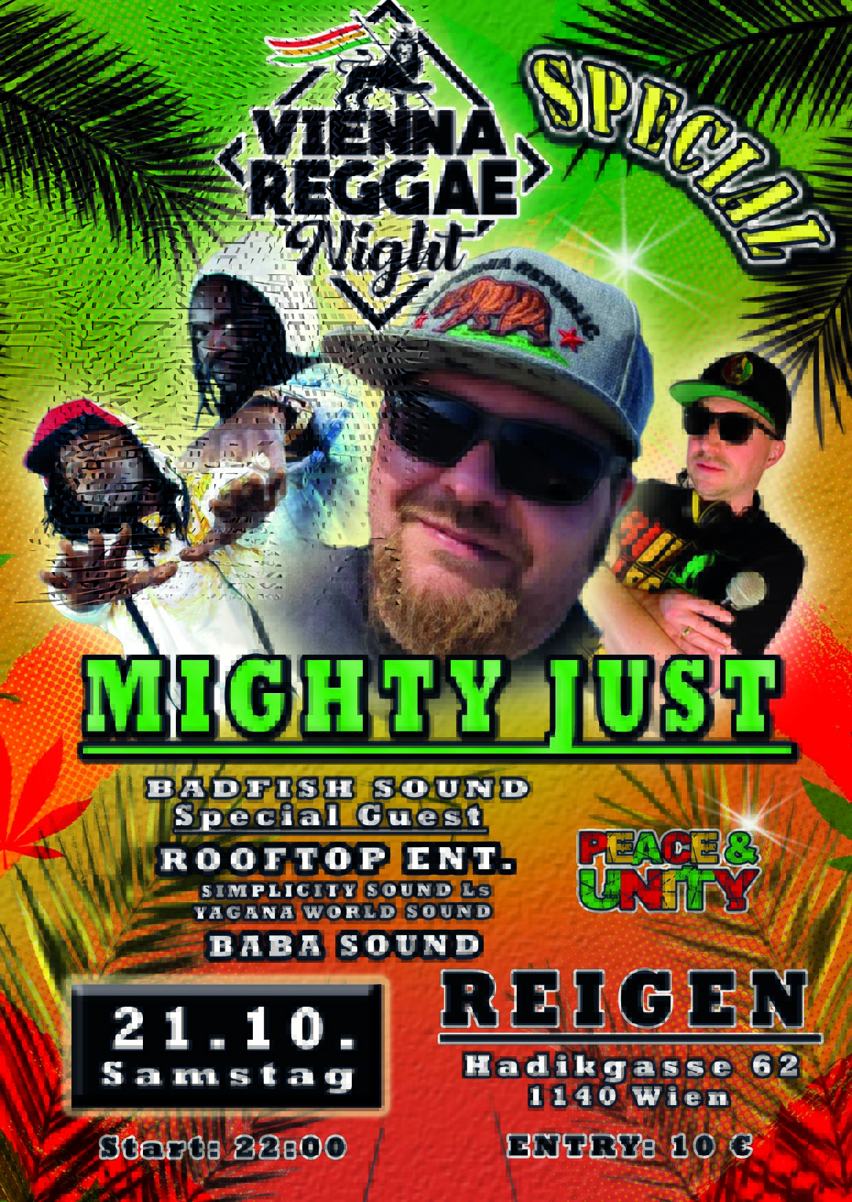VIENNA REGGAE NIGHT am 21. October 2023 @ Reigen. VIENNA REGGAE NIGHT am 21. October 2023 @ Reigen.