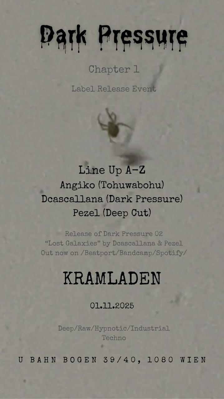 Dark Pressure Chapter 1 - am 1. November 2025 @ Kramladen.
