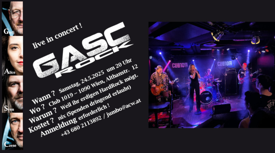 GASC am 24. May 2025 @ Club 1019. GASC am 24. May 2025 @ Club 1019.