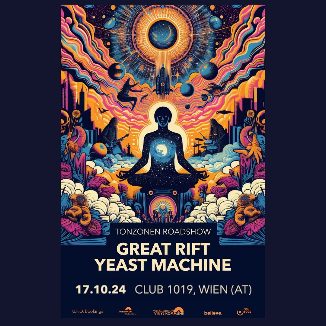 Great Rift + Yeast Machine am 17. October 2024 @ Club 1019. Great Rift + Yeast Machine am 17. October 2024 @ Club 1019.
