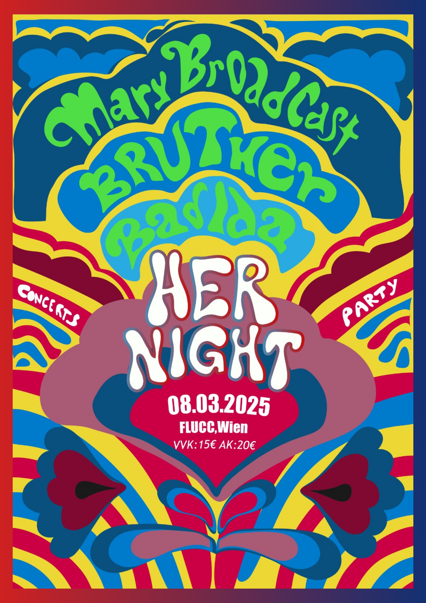 Her Night 2025 am 8. March 2025 @ Flucc. Her Night 2025 am 8. March 2025 @ Flucc.