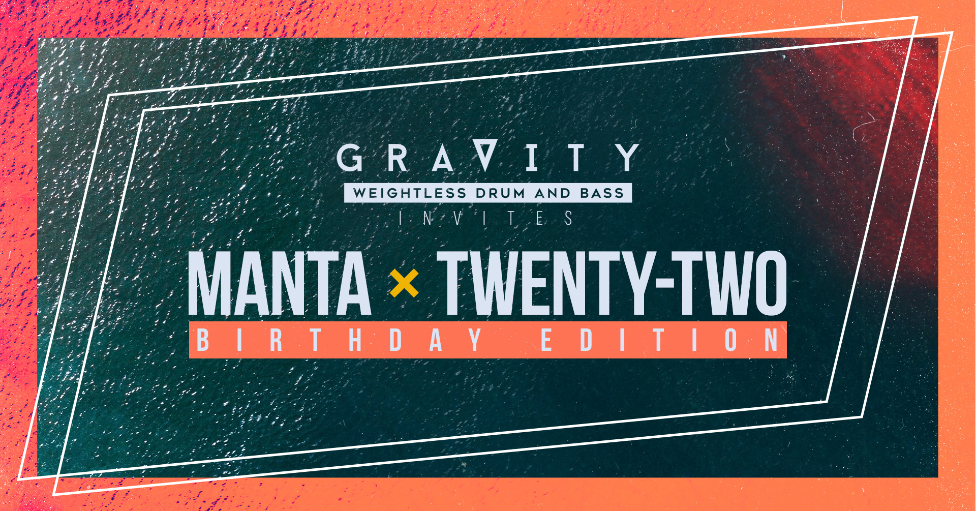 Gravity invites Manta x Twenty-Two Birthday Special am 6. June 2026 @ Himmel & Wasser.