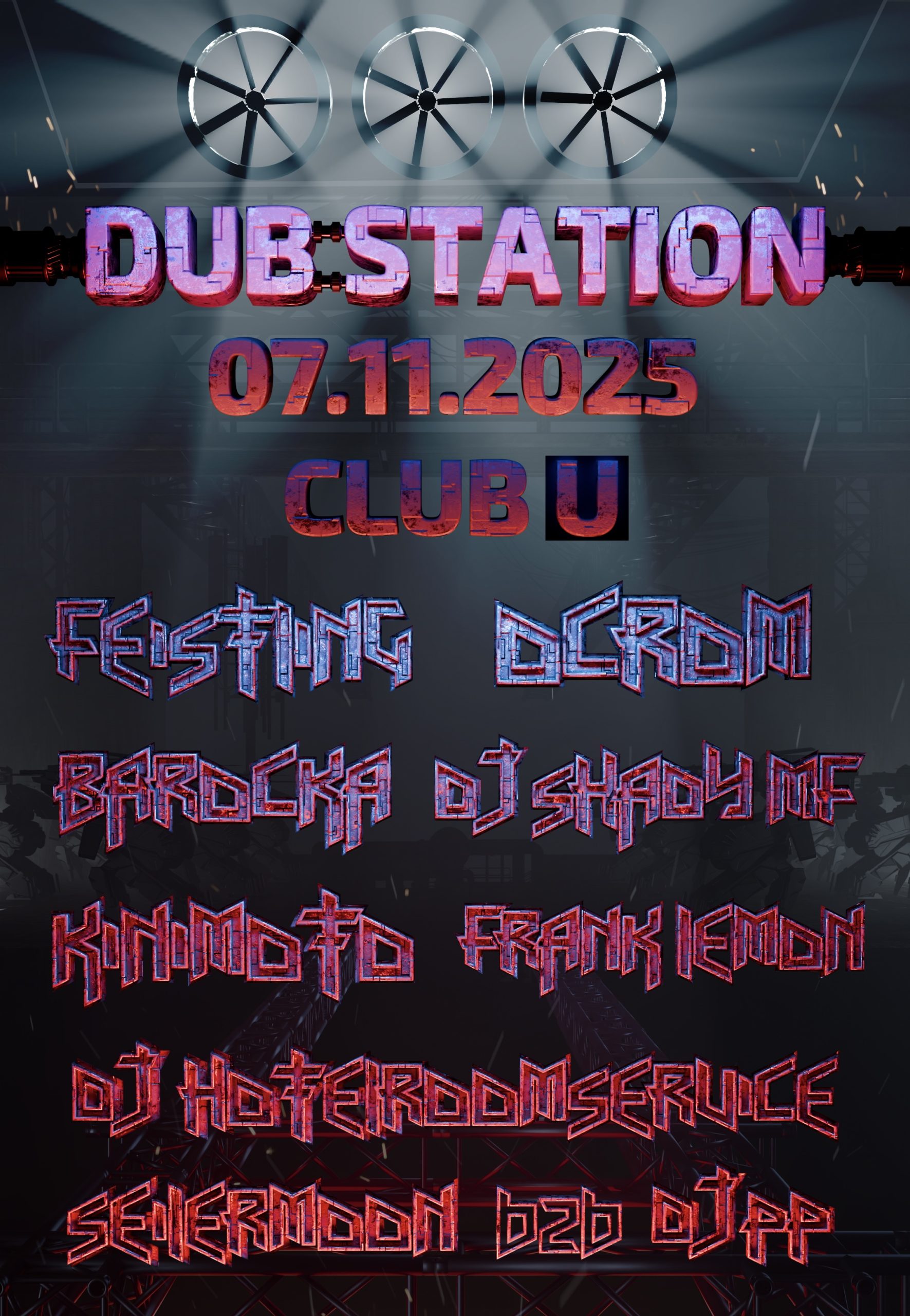DUBSTATION am 7. November 2025 @ Club U.