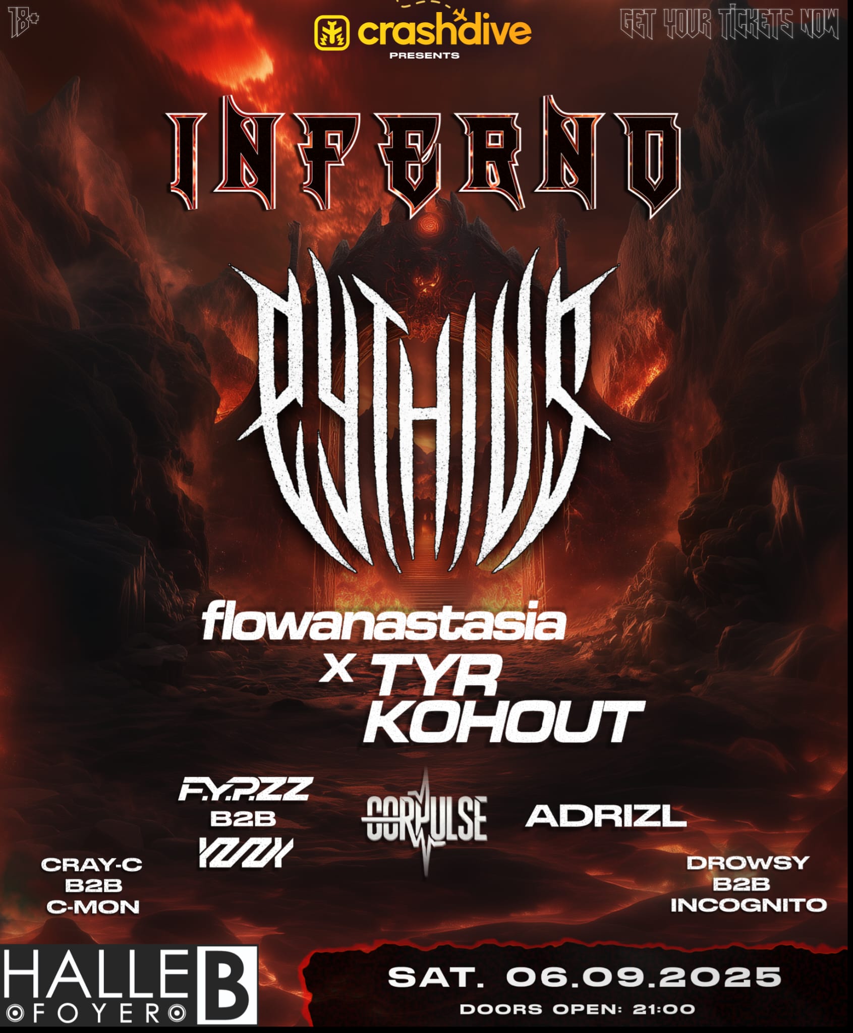 CrashDive INFERNO am 6. September 2025 @ Halle B. CrashDive INFERNO am 6. September 2025 @ Halle B.