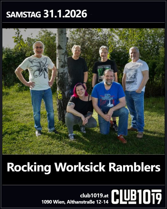 Rocking Worksick Ramblers @ Club 1019, Wien · 31.01.2026 · Volume Events