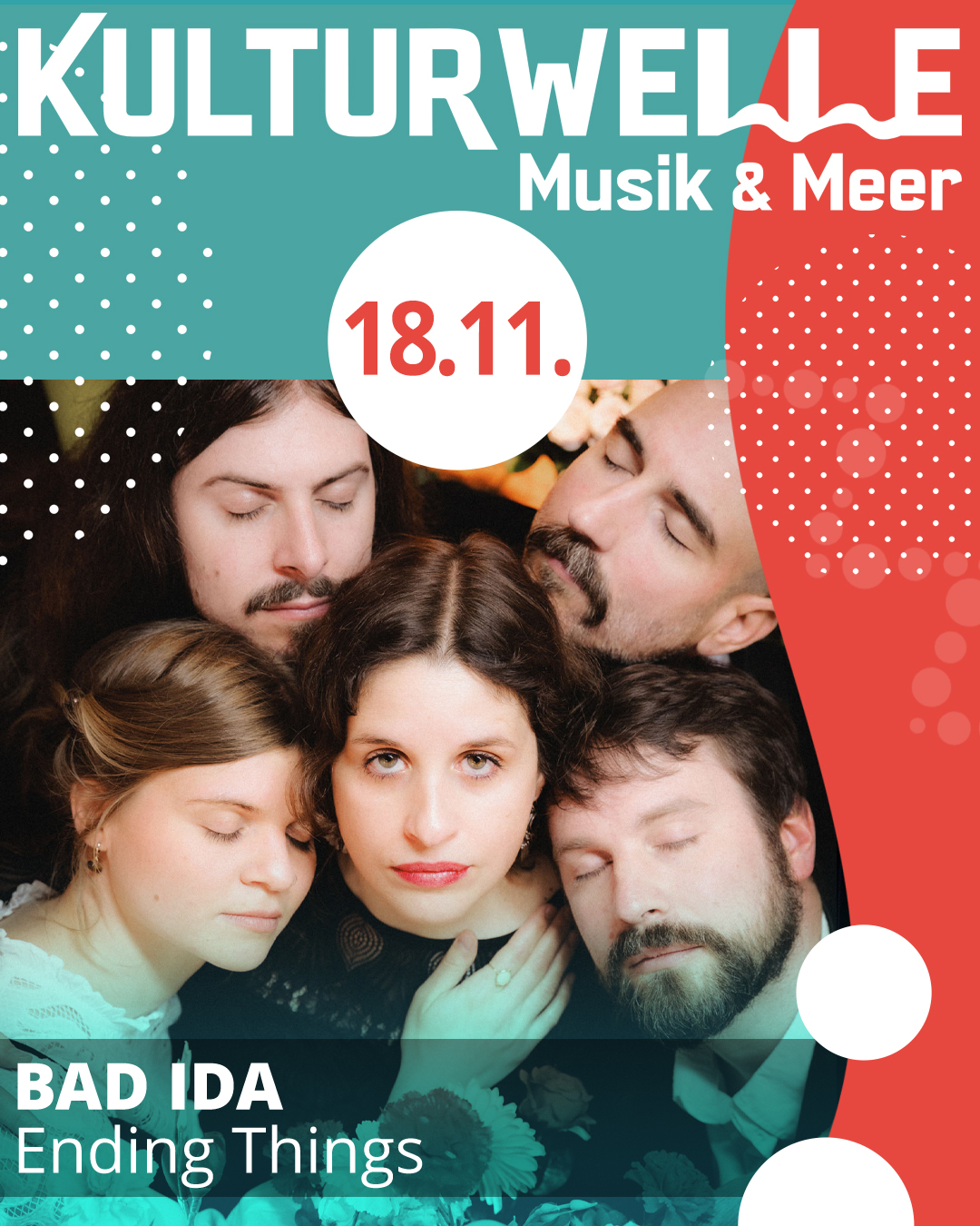 Bad Ida bei der Kulturwelle am 18. November 2026 @ Haus des Meeres.