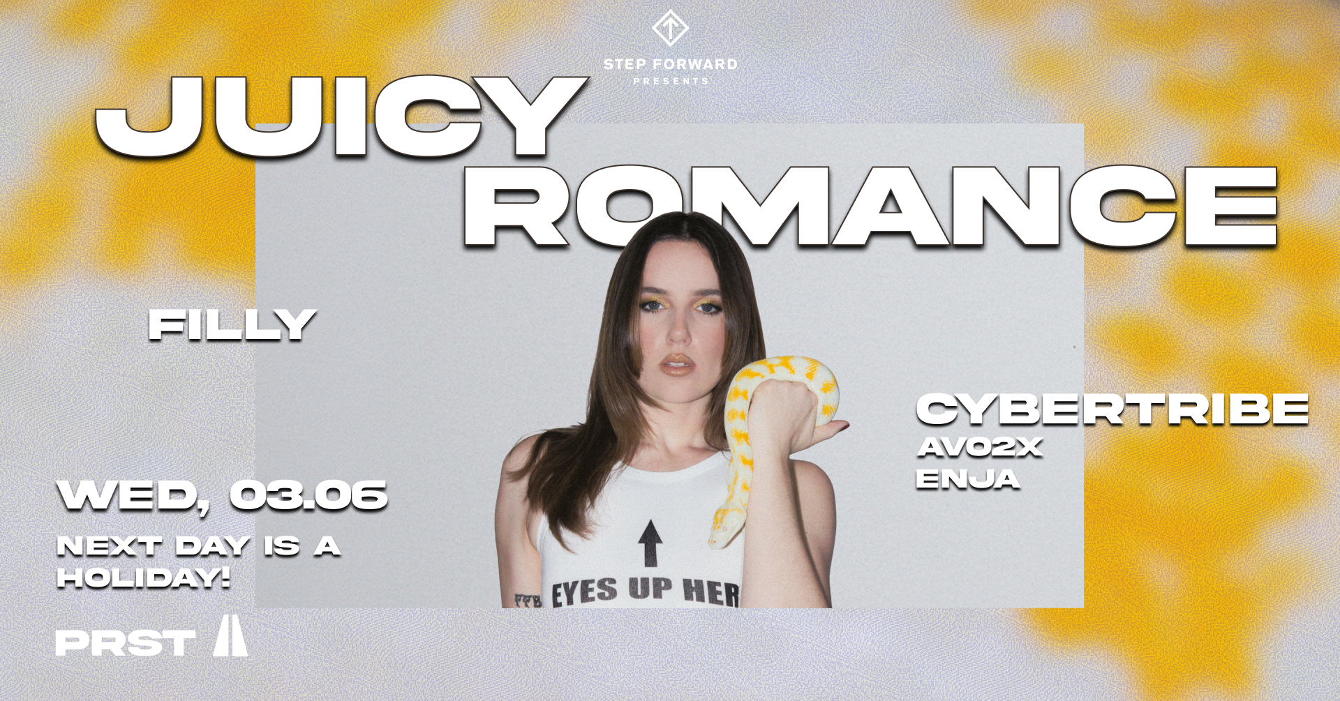 Step Forward pres. Juicy Romance am 3. June 2026 @ Praterstrasse / PRST.