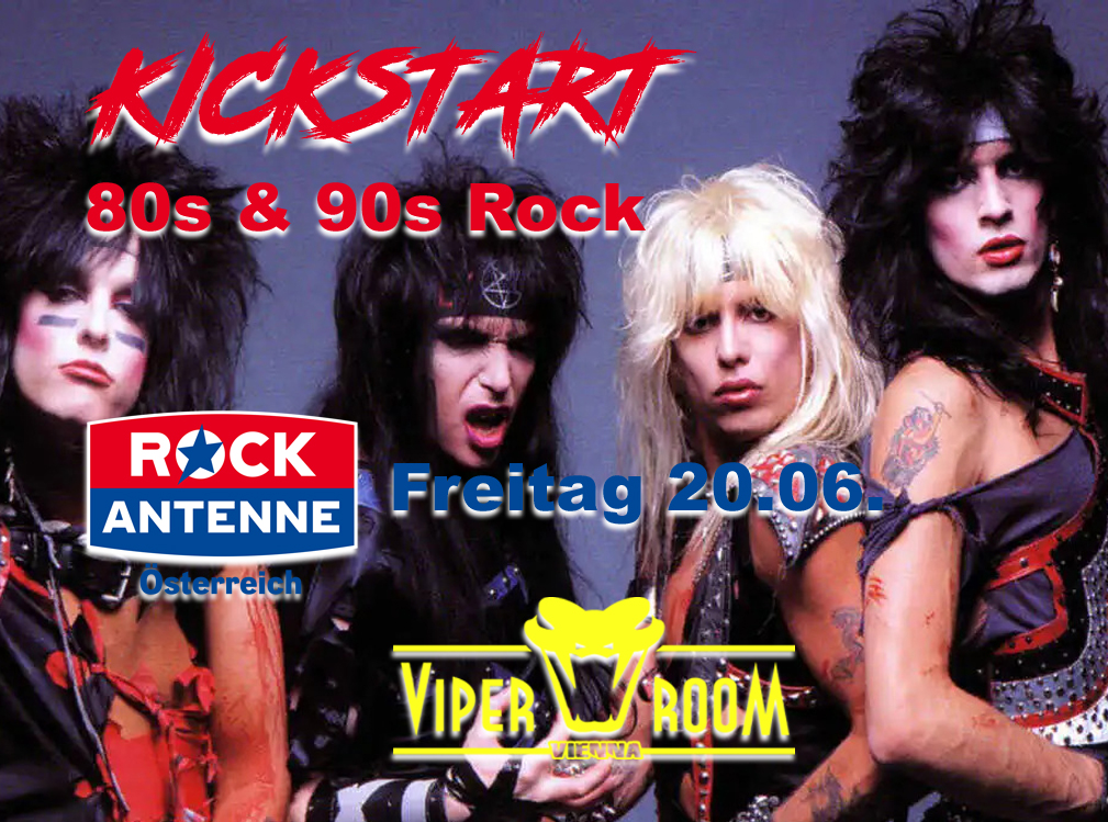 Kickstart - 80s & 90s Rock am 20. June 2025 @ Viper Room. Kickstart - 80s & 90s Rock am 20. June 2025 @ Viper Room.