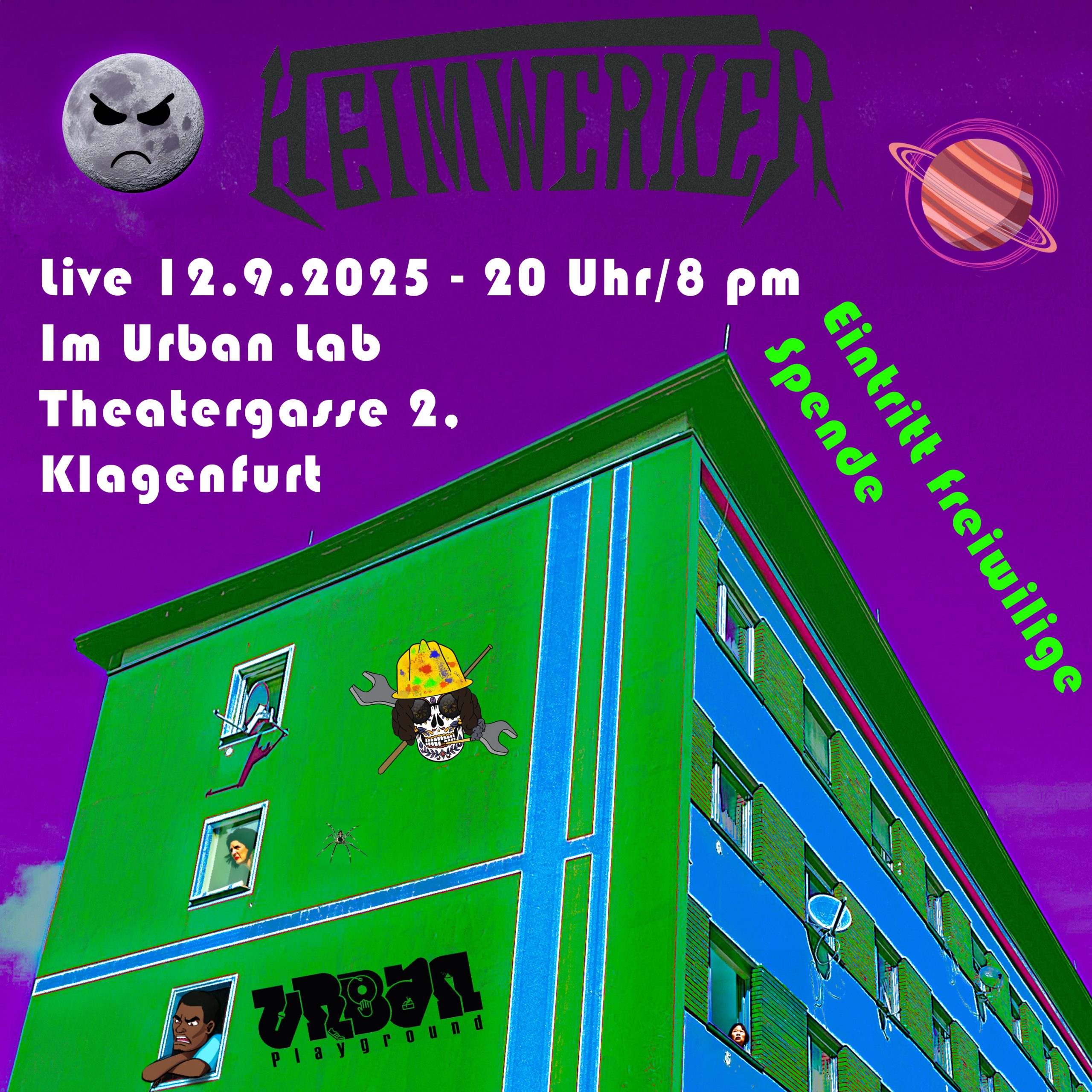 Heimwerker Live im Urban Lab am 12. September 2025 @ Urban Lab.