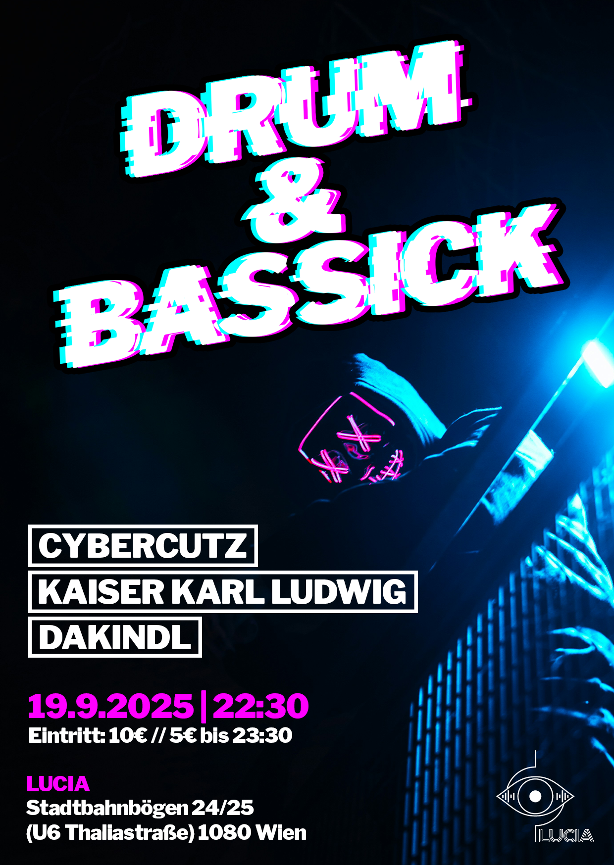 DRUM & BASSICK am 19. September 2025 @ Lucia.