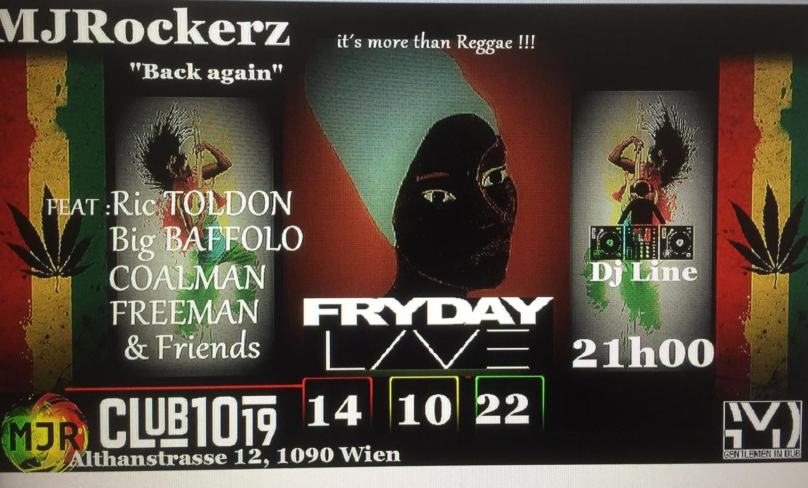 MJ Rockerz Night am 14. October 2022 @ 1019 Jazzclub. MJ Rockerz Night am 14. October 2022 @ 1019 Jazzclub.