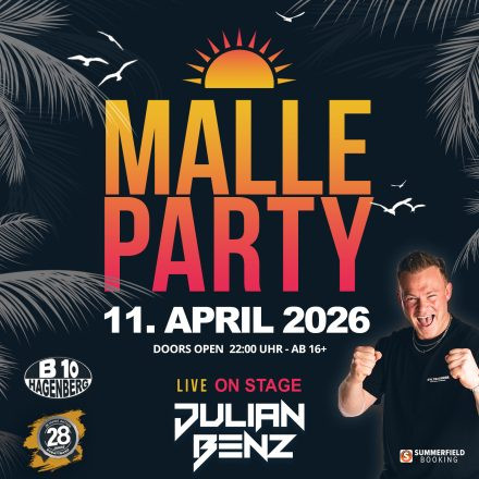 B10 Malle Party mit Julian Benz
