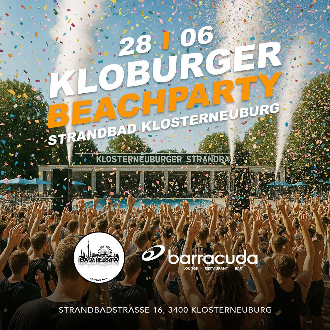 KLOBURGER BEACHPARTY am 28. June 2025 @ . KLOBURGER BEACHPARTY am 28. June 2025 @ .