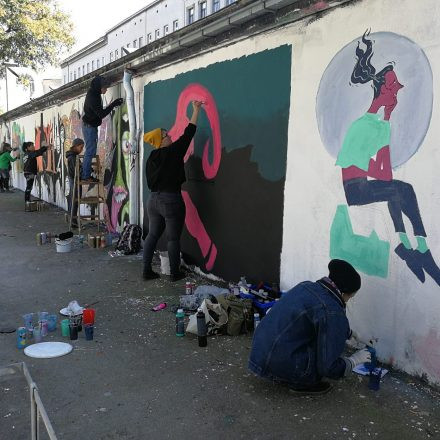 Hands Off The Wall Graffiti und Street Art Festival für Frauen
