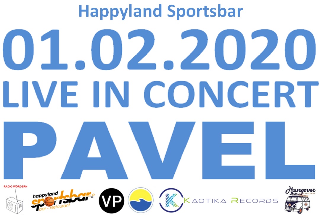PAVEL & BAND am 1. February 2020 @ Happyland Klosterneuburg. PAVEL & BAND am 1. February 2020 @ Happyland Klosterneuburg.