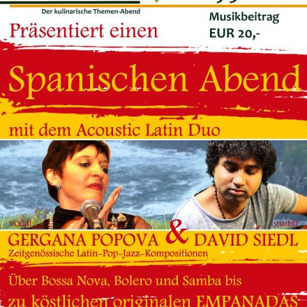 Ein Spanischer Abend im GenussSpiegel - Gergana POPOVA & David SIEDL