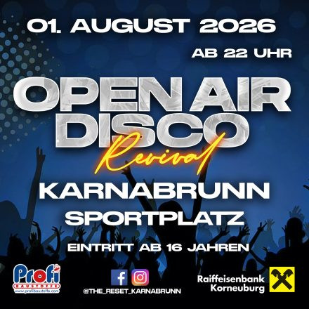 OPEN AIR DISCO REVIVAL 2026