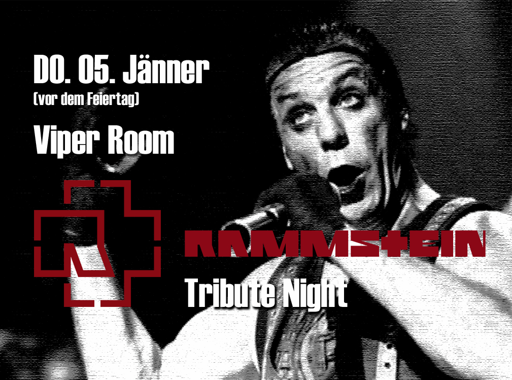 Rammstein Tribute Night am 5. January 2023 @ Viper Room.