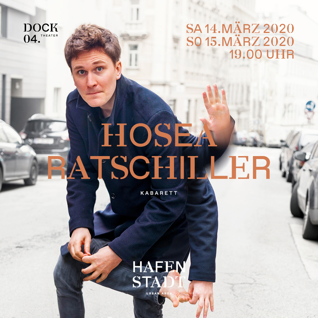 Hosea Ratschiller - Kabarett am 14. March 2020 @ Hafenstadt Urban Area.