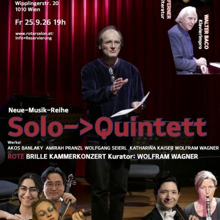 3 Streicher, Flöte, Klarinette & Gitarre: Solo bis Quintett