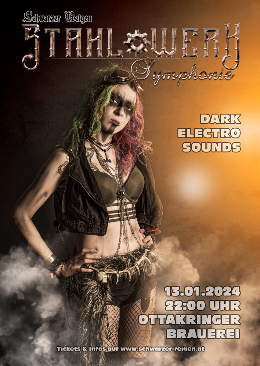 Schwarzer Reigen - Stahlwerksymphonie am 13. January 2024 @ Ottakringer Brauerei. Schwarzer Reigen - Stahlwerksymphonie am 13. January 2024 @ Ottakringer Brauerei.