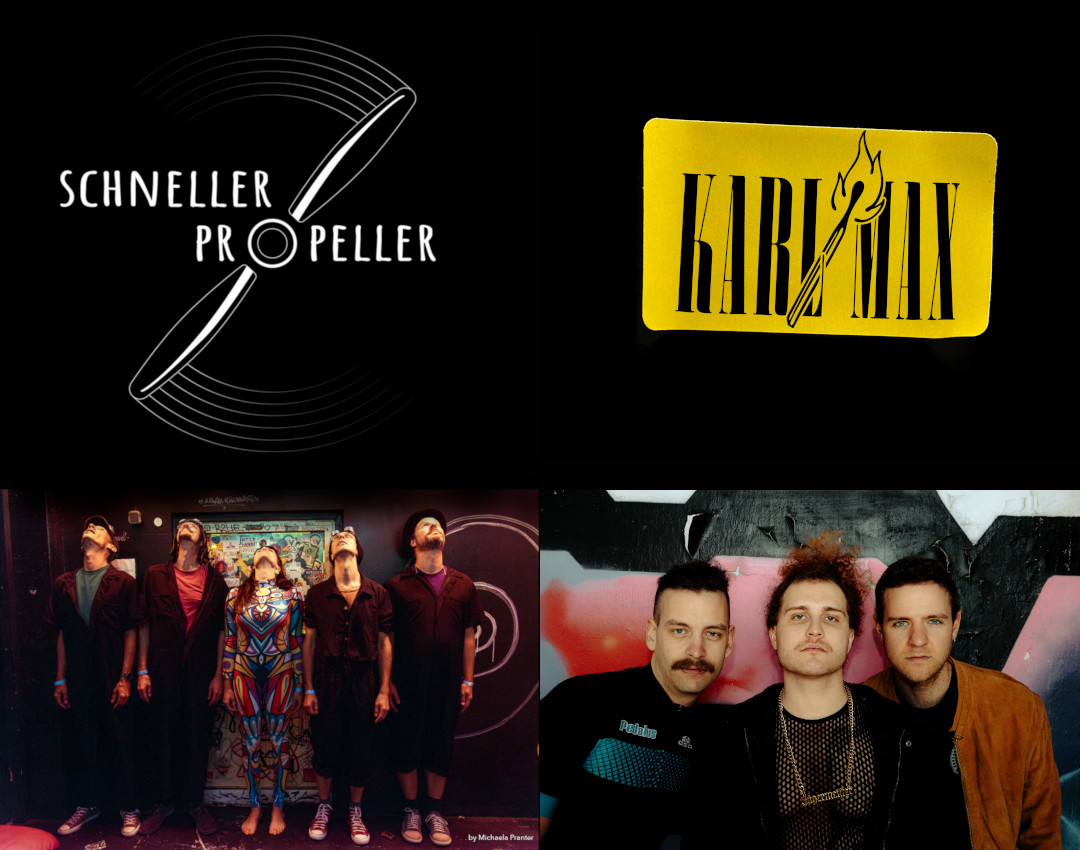 Schneller Propeller + Karl Max am 4. October 2025 @ Club 1019. Schneller Propeller + Karl Max am 4. October 2025 @ Club 1019.