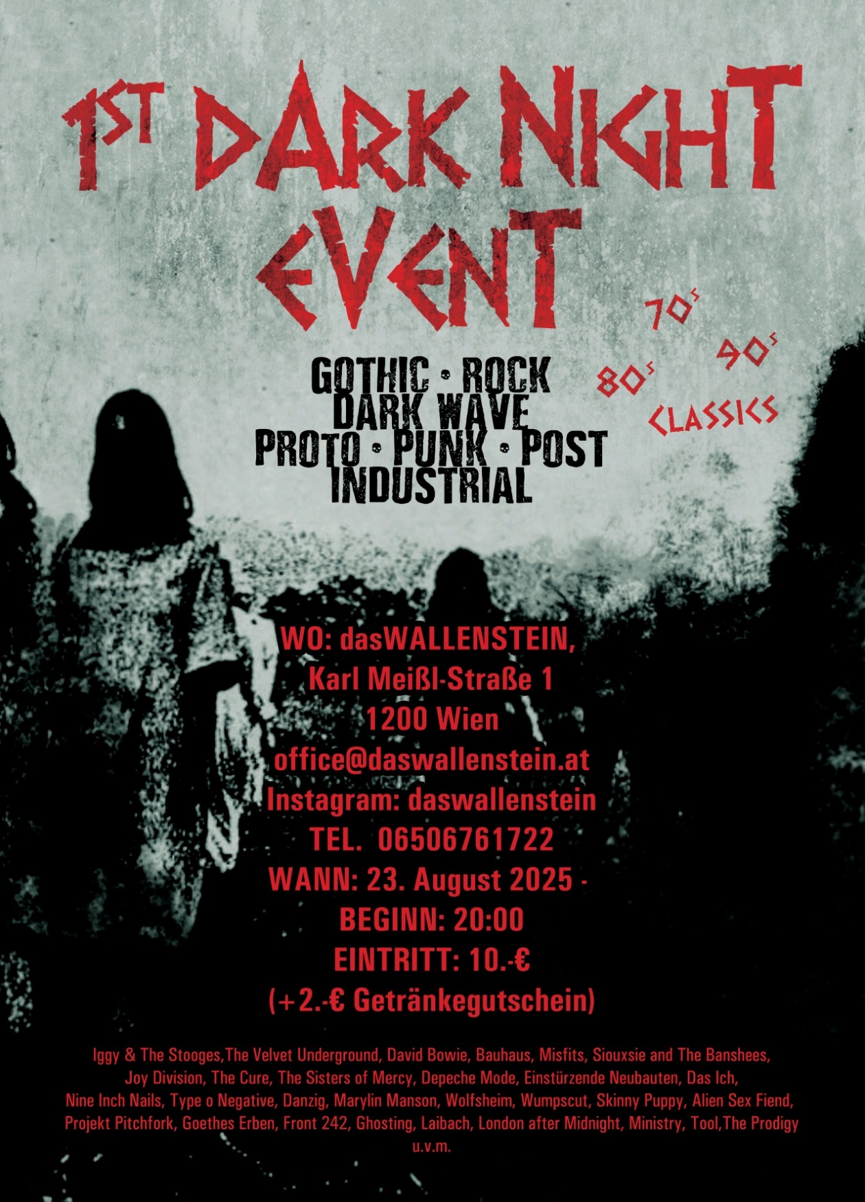 1st Dark Night Event am 23. August 2025 @ dasWallenstein. 1st Dark Night Event am 23. August 2025 @ dasWallenstein.