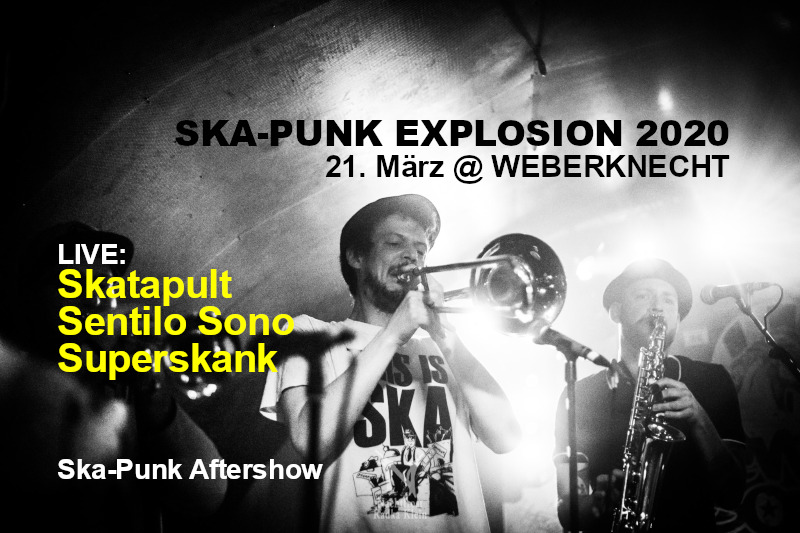 Ska-Punk Explosion 2020 am 21. March 2020 @ Weberknecht.