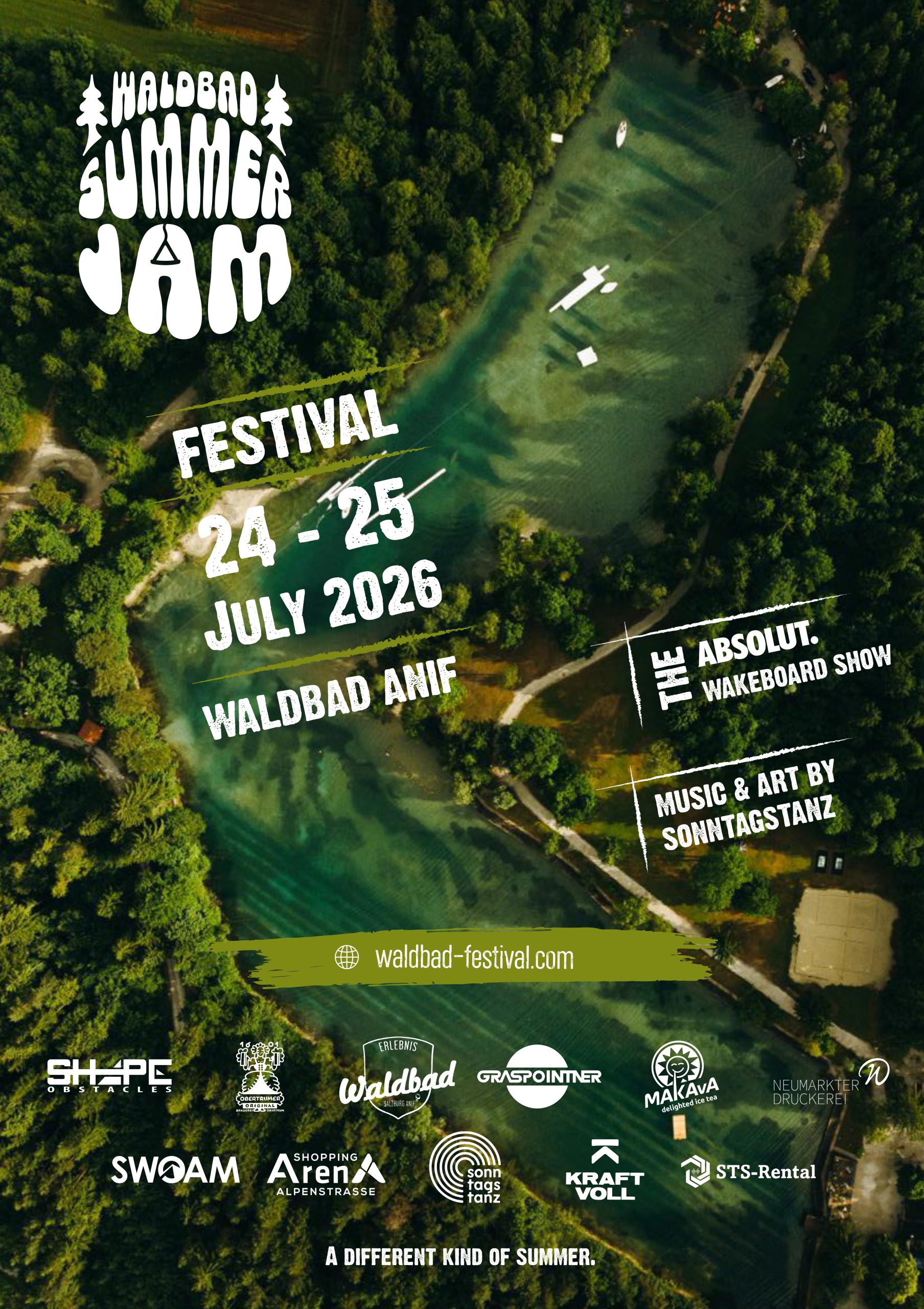 Waldbad Summer Jam am 24. July 2026 @ Waldbad Anif.