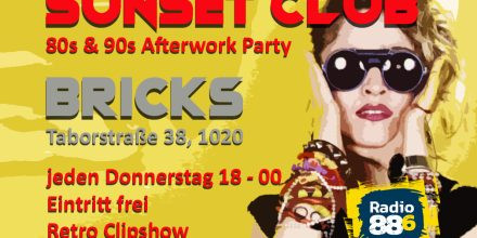 Sunset Club - 80s & 90s Afterwork Party