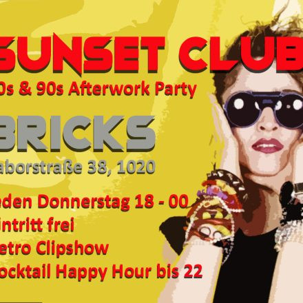 Sunset Club - 80s & 90s Afterwork Party