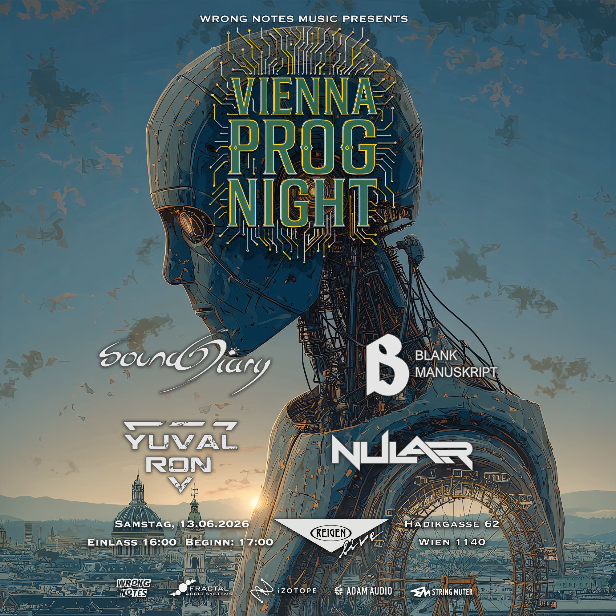 Vienna Prog Night am 13. June 2026 @ Reigen.