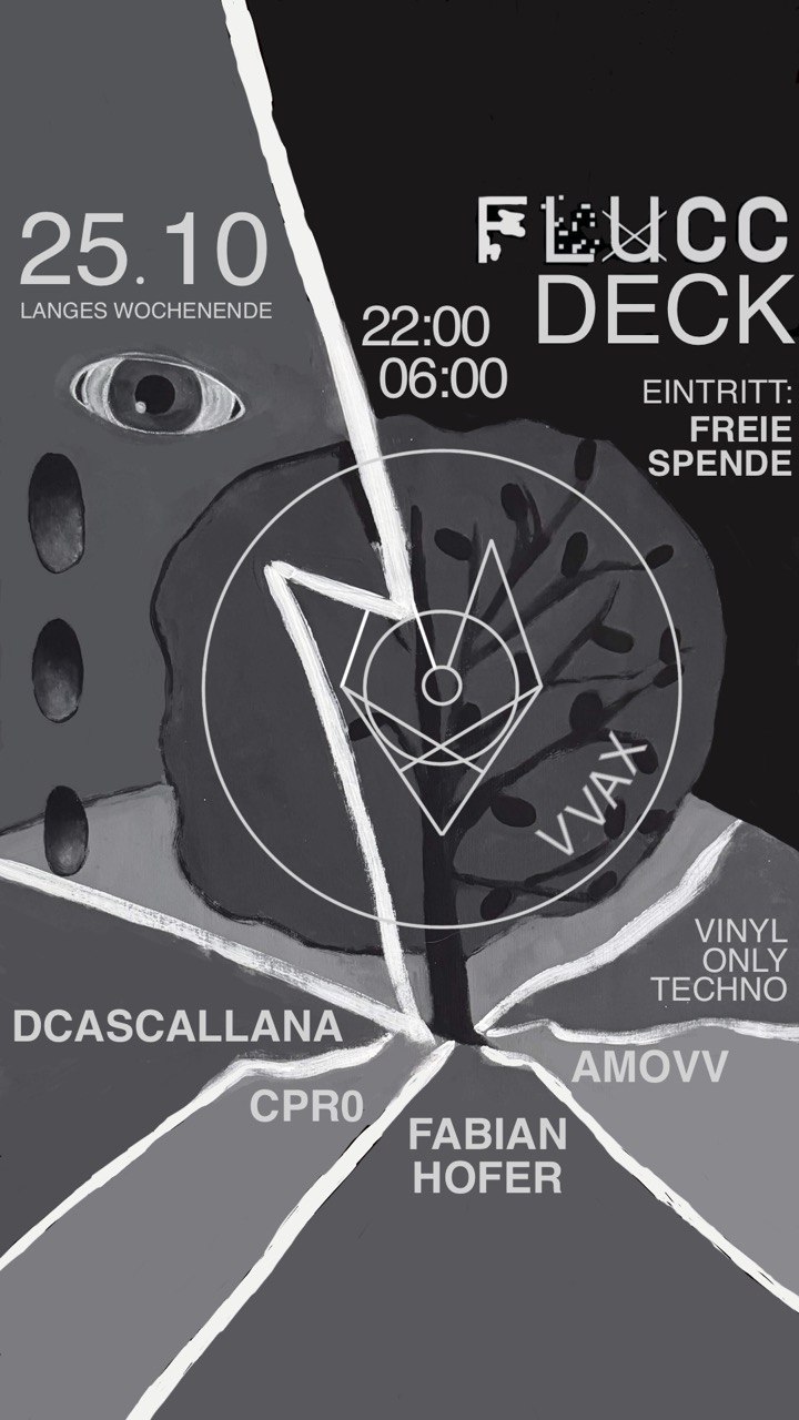 VVAX Vinyl Only Techno x Fabian Hofer am 25. October 2026 @ Flucc.