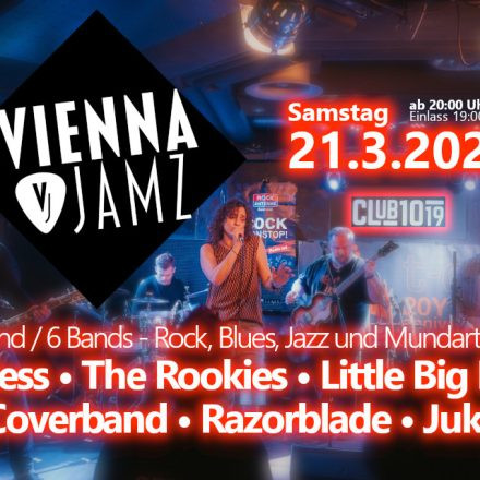 „Vienna Jamz“ präsentiert: Paraless, The Rookies, Little Big Band, bxt-Coverband, Razorblade, Jukebox