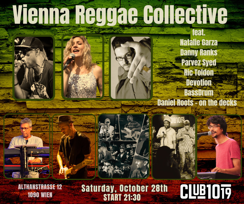 Vienna Reggae Collective am 28. October 2023 @ Club 1019. Vienna Reggae Collective am 28. October 2023 @ Club 1019.