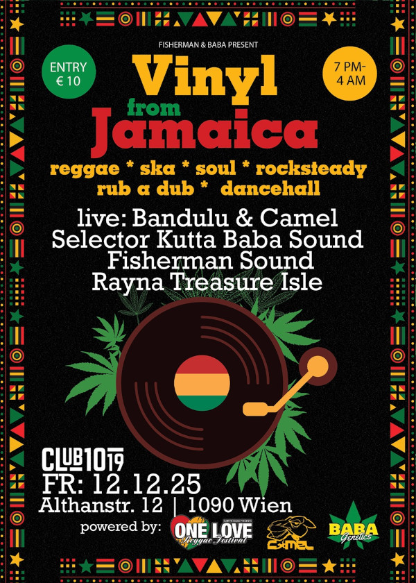 Vinyl from Jamaica am 12. December 2025 @ Club 1019.