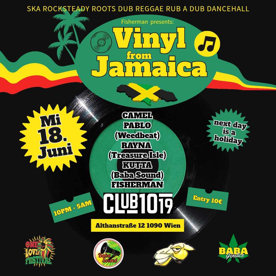 Vinyl from Jamaica am 18. June 2025 @ Club 1019.