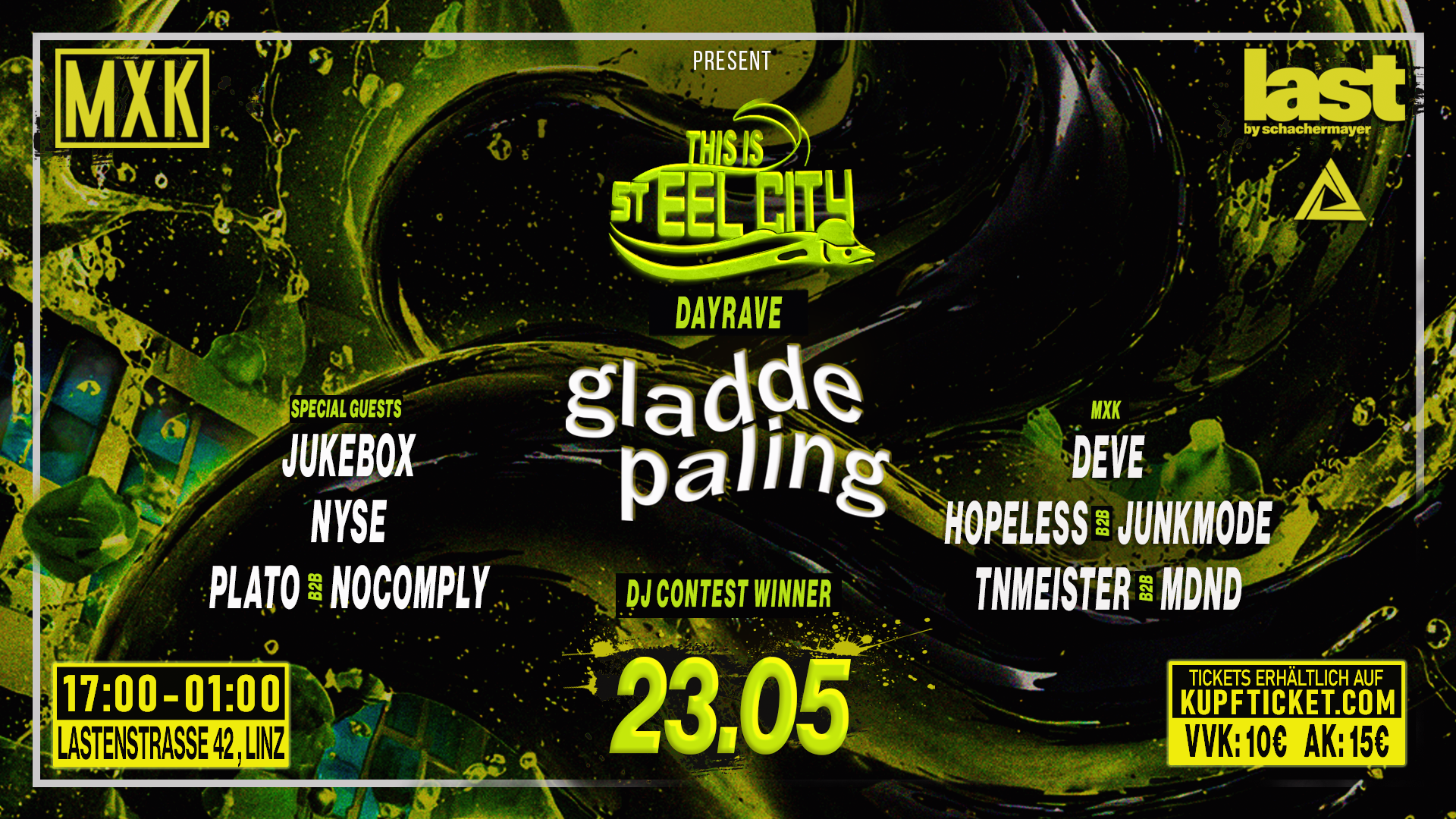 MXK presents: This is StEEL CITY am 23. May 2026 @ Last Linz.