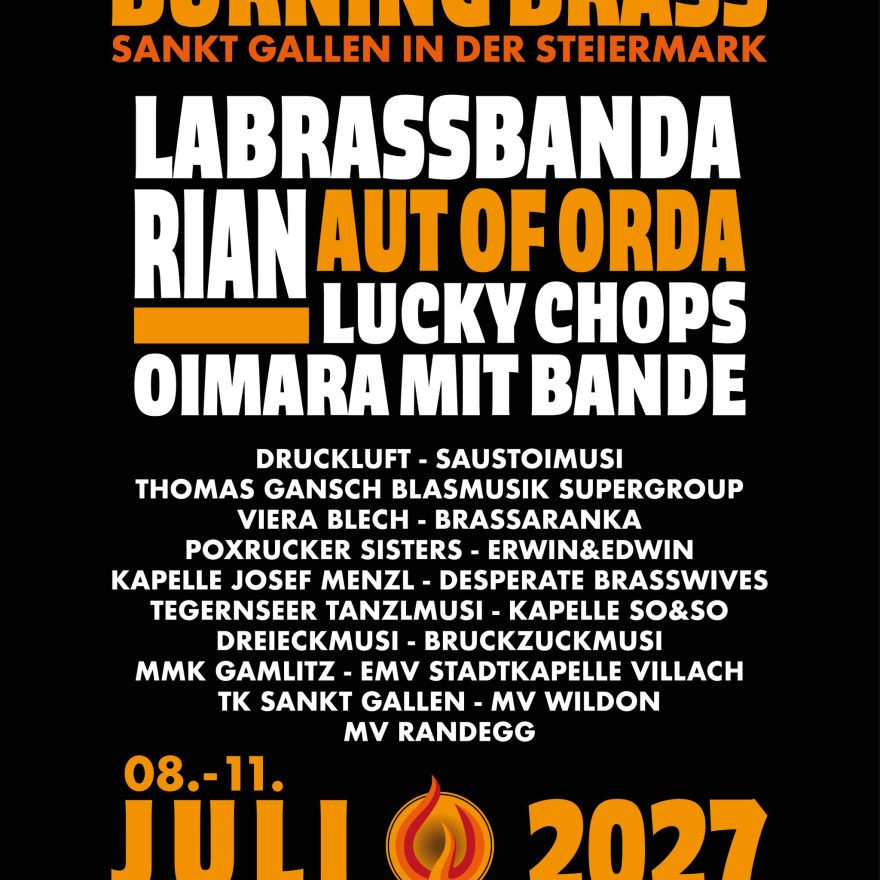 Burning Brass Festival 2027