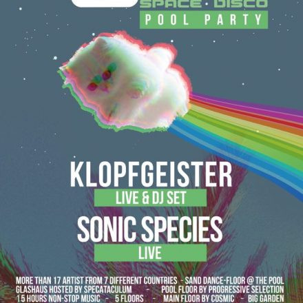 COSMIC - Poolparty mit Klopfgeister & Sonic Species